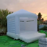 White Bounce House Dome Top for Wedding Decoration41